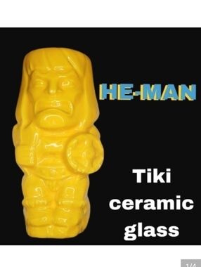 HE-Man Ceramic 2021 loot crate exclusive Tiki glass